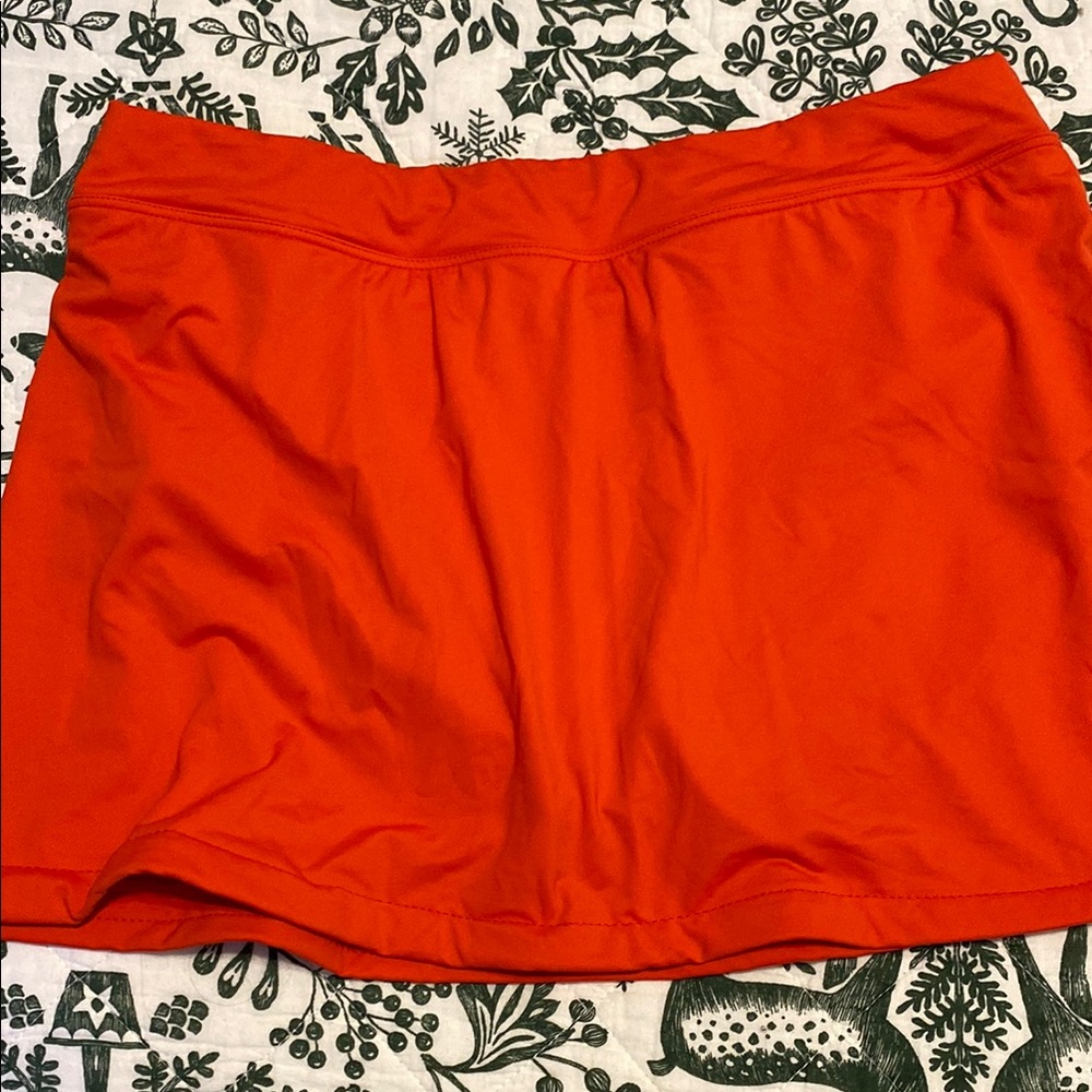 Lands' End Vibrant Orange Skort or bathing suit bottom